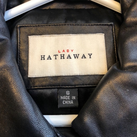 Black leather jacket - Picture 3 of 5